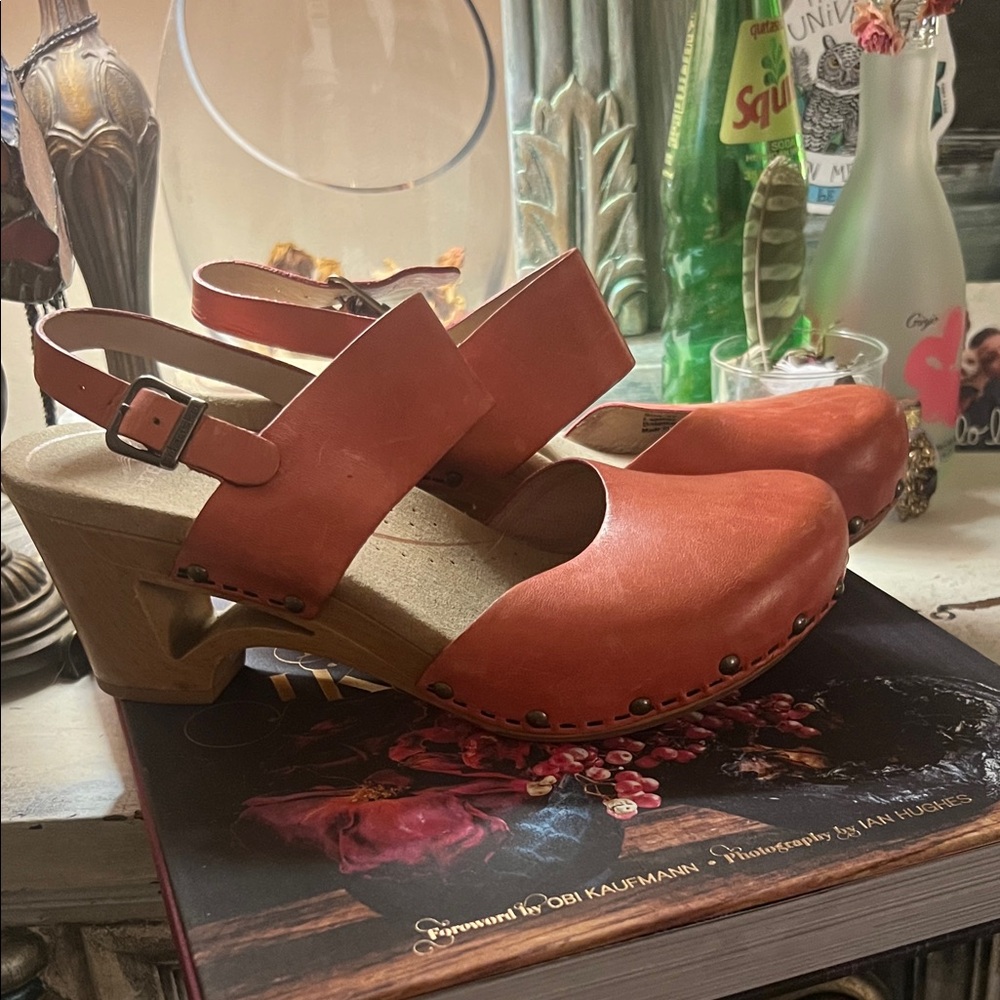 Danskos  Leather Clogs